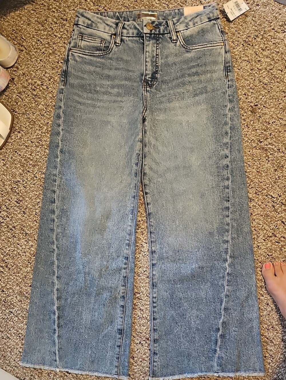 Kut from the Kloth Light Blue Wide-Leg Jeans